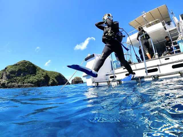 初ボートでも大丈夫!練習しながらのんびり潜っていきましょう♪_DS natura