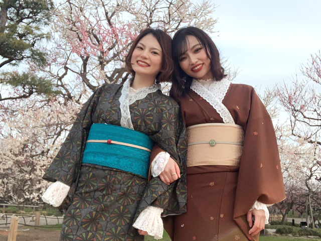 偕楽園:洋装コーデ_KIMONO MADE 千成屋 本店