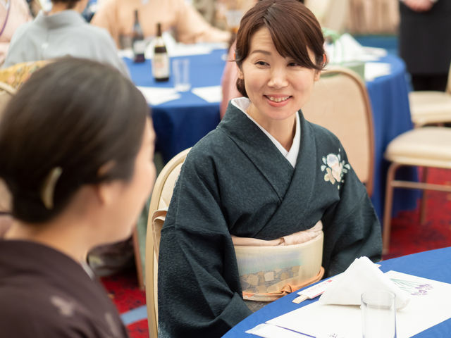 お食事会やイベントなど着物を着る機会もたくさんあります_美保姿きもの学院 志木校