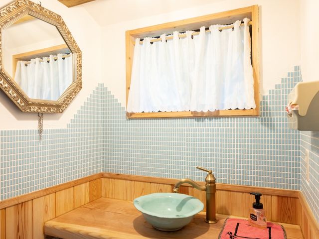 【DIYの洗面です。】_山県古民家ちごのもり