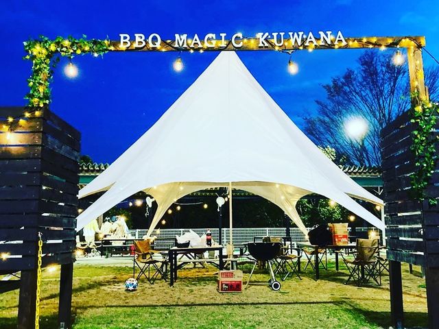 大人気ナイトバーベキュー♪深夜2時まで営業!_BBQ MAGIC KUWANA