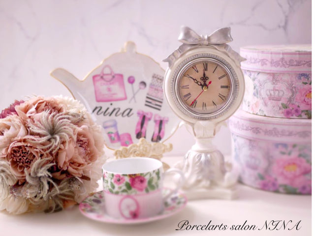 可愛いアイテムがたくさん
日常を忘れて素敵な作品を作ってみませんか!?_Porcelarts salon NINA