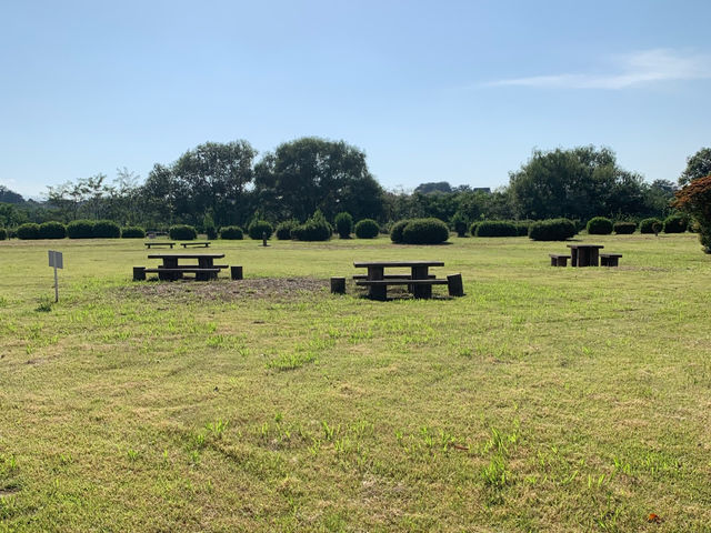前橋市にある利根川敷島緑地ピクニック広場。近くにはキャンプ場もあります!_BBQ太郎 群馬店