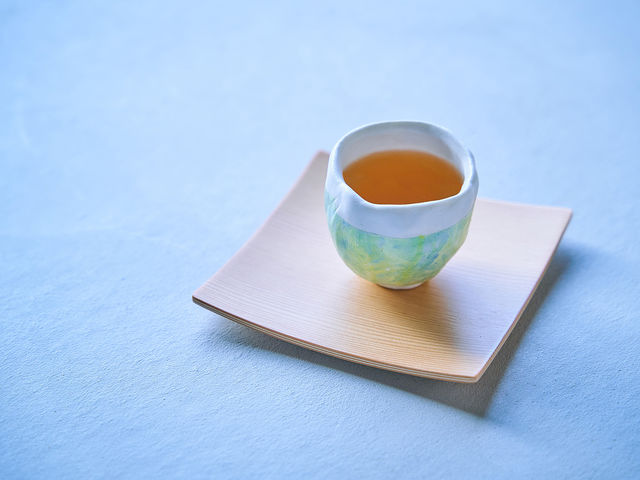 ほうじ茶もあります_金沢茶寮
