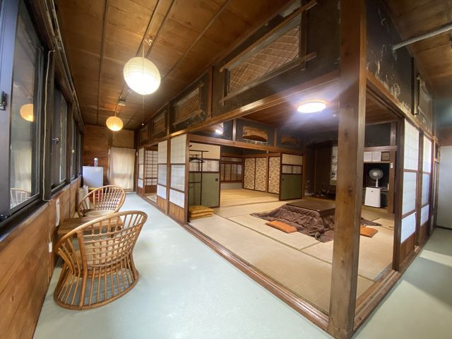 12畳二間続き40畳の純和室_体験型古民家民宿かじか倶楽部