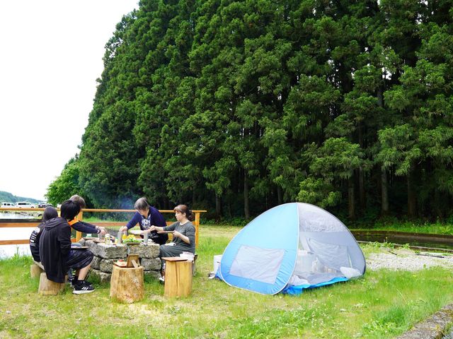 テントの持ち込みも自由です。_308Club