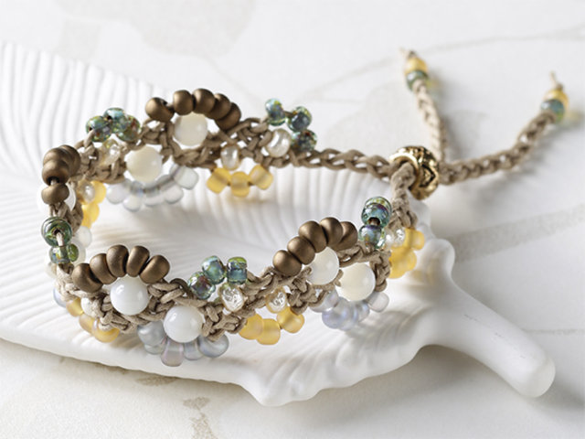 ジュエリークロッシェブレス楽習フォーラムhpより_Beads Studio M