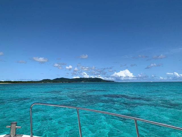 クリアなブルーの海で、一緒に遊びましょう☆_Alohana久米島