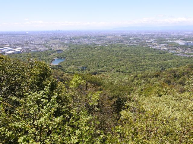 弥勒山の山頂からは、天気が良ければ濃尾平野や遠くに御嶽・白山・日本アルプスなど絶景を見ることが出来ます_自然の「なぜ?」を考える山歩き