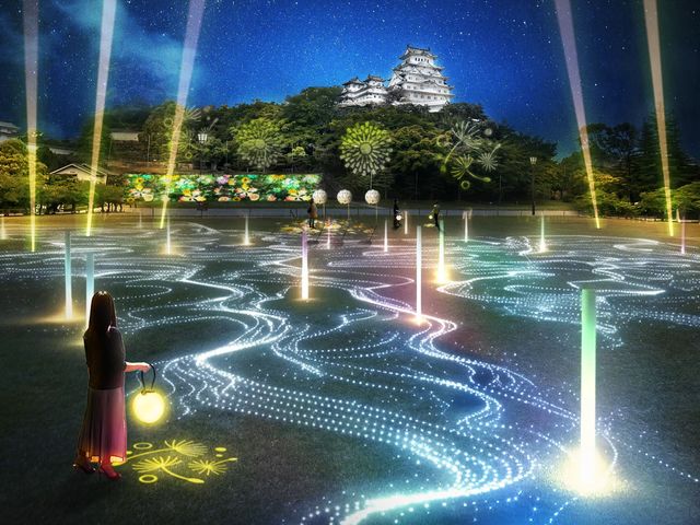 Light Pulse -歴史の鼓動とシンクロ-_DANDELION PROJECT 姫路城 × NAKED, INC.