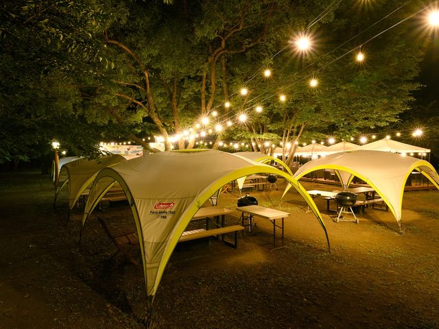 ♪夜もムード満点♪
星空の下のBBQGARDEN、お昼と違った魅力が有ります★
ムード満点のデートはいかがでしょうか★_舞鶴公園 BBQ GARDEN
