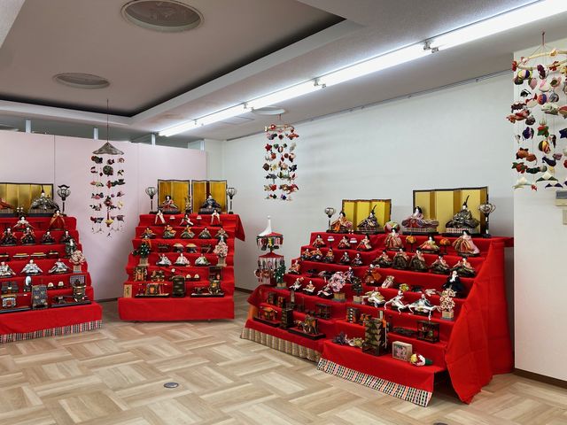 白鳳プラザにて
「伊賀上野城下町のおひなさん」 展示_まちづくり伊賀上野