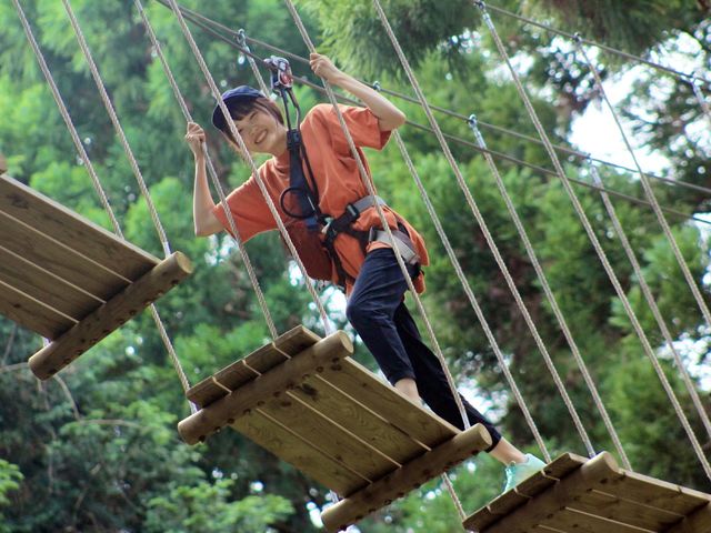スリル満点!こどもは大人に!大人はこどもに!_フォレストアドベンチャー・龍ケ崎