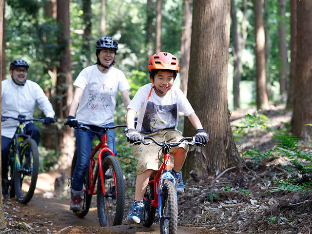 園内にはMTBのコースも!_フォレストアドベンチャー・龍ケ崎