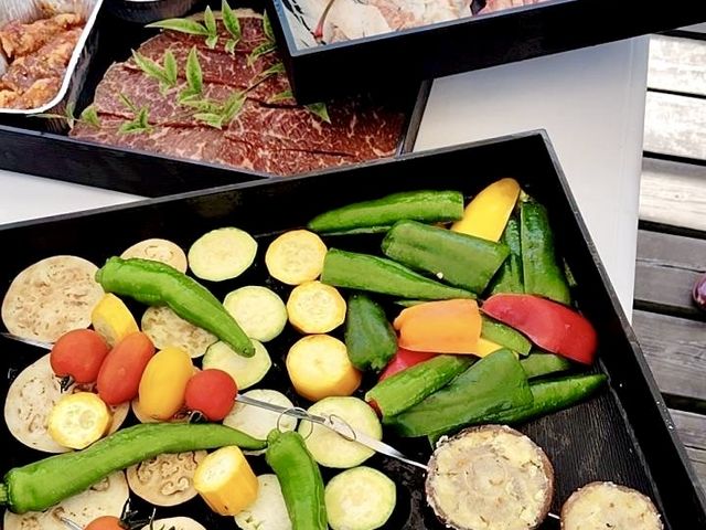 バーベキュー2人用食材イメージ_アマンズガーデン直営BBQ場