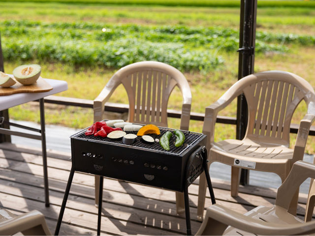 もぎたて野菜のバーベキュー_アマンズガーデン直営BBQ場