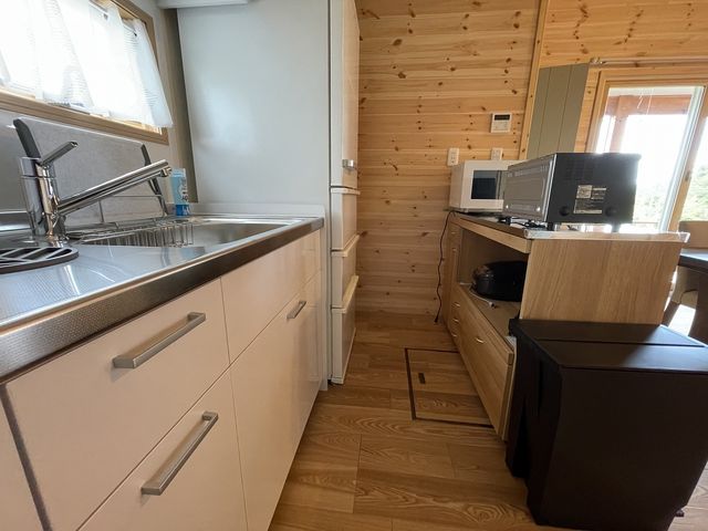 設備の充実したキッチン_CAMPさくらの丘