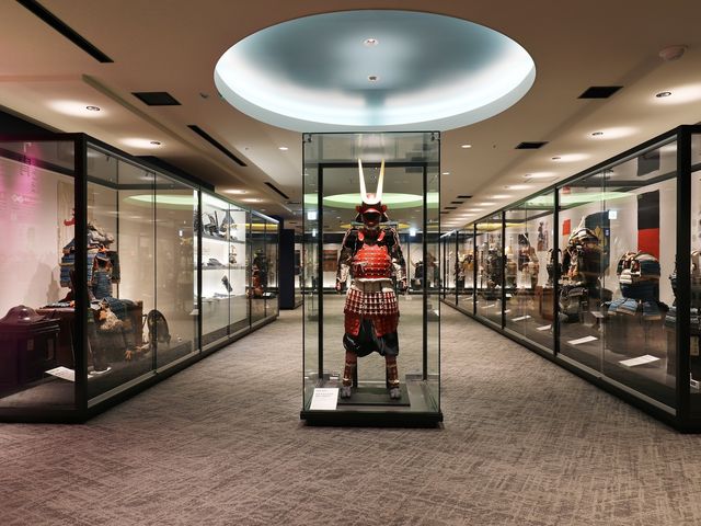 名古屋刀剣博物館 本館2階展示(甲冑)_名古屋刀剣博物館