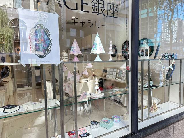 2023銀座展示会
会場を外から写しました_Atlier Rue&Roro