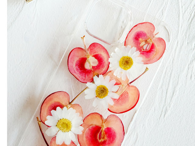 姫りんごのスマホケース とっても可愛い!_LA FEE DES FLEURS