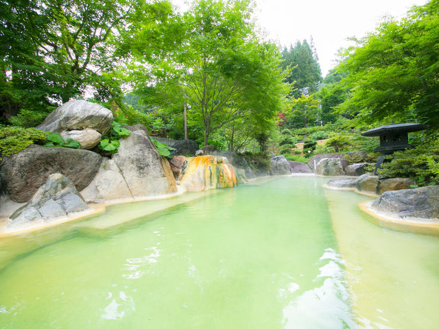 混浴露天風呂うぐいすの湯_奥飛騨ガーデンホテル焼岳