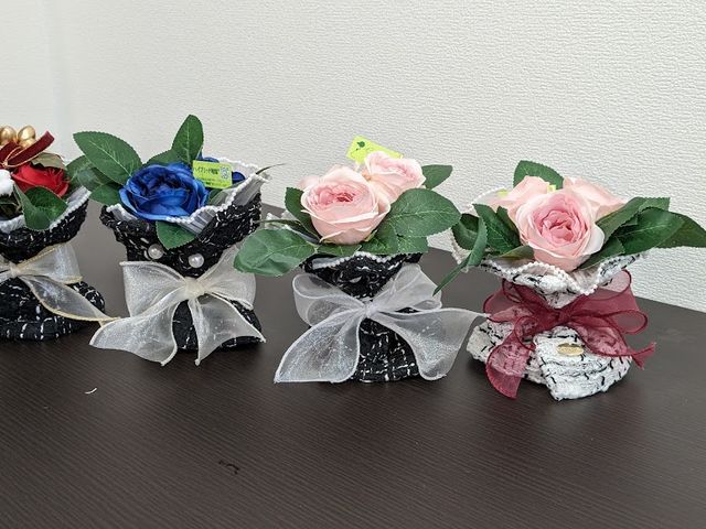 ツイードブーケミニアレンジ(色soldあります)_一功の花・華道