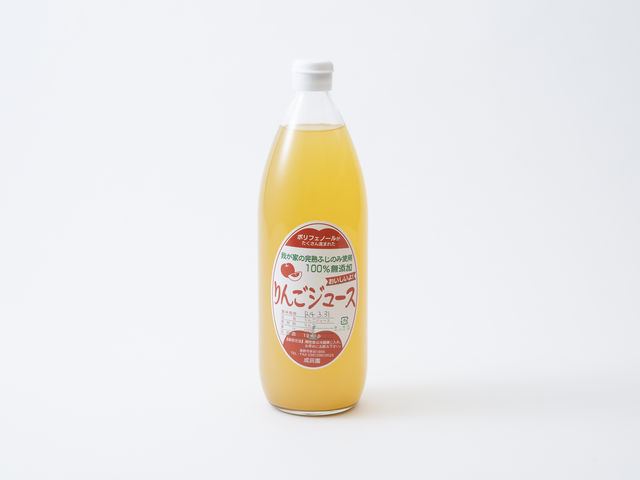無添加・無加水100%りんごジュースです_成田園