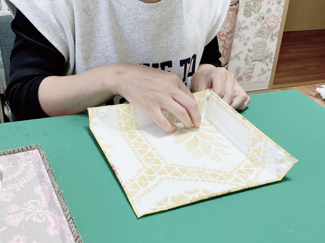 ワンタッチボタンをつけて、完成になります!_LumiLuce