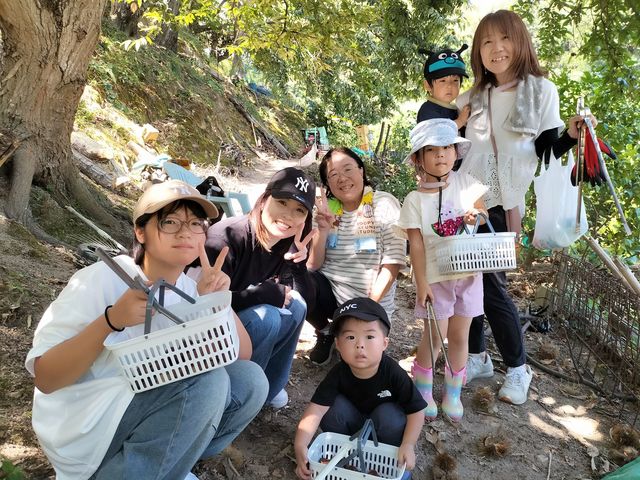 実りの秋,ご家族で楽しい栗拾いの思い出を。_菅原レモン園&菅原栗園