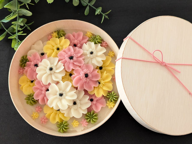 あんこの花手水?_ことり