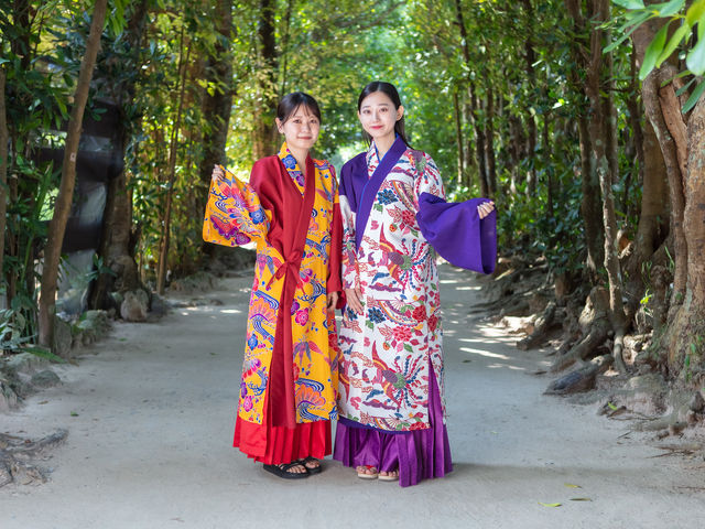 フクギ並木樹齢い300年通り_琉装さんぽ