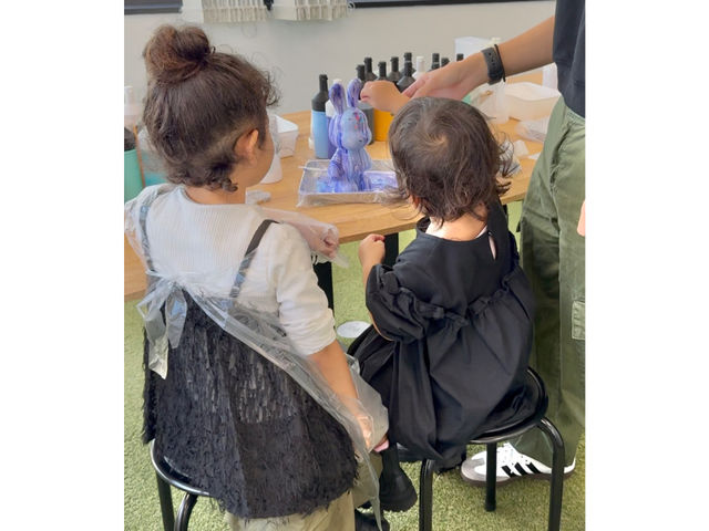 小さなお子様もご両親と協力して上手に作ってくださってます♪※小学生以下のお子様は保護者の方と一緒に作れます。もちろん、1人1つ作ってもOK♪_i'm くま