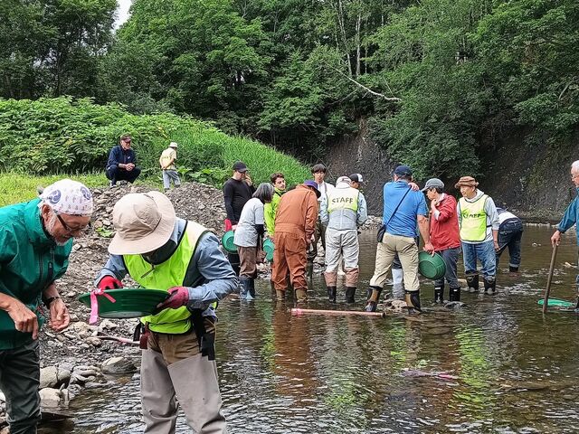 ペーチャン川砂金掘体験場