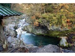 憾満ヶ淵の紅葉の写真1