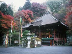 水澤観世音の紅葉の写真1