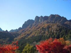妙義山の紅葉の写真1