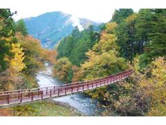 秋川渓谷の紅葉の写真1