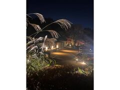 夜の民家園 −もみじと古民家のライトアップ−の写真1