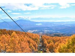 妙高杉ノ原ゴンドラからの紅葉の写真1