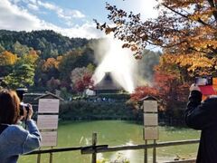 飛騨の里の紅葉の写真1