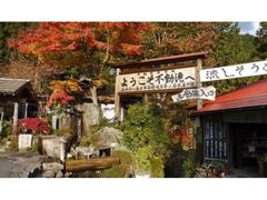 付知峡の紅葉の写真1