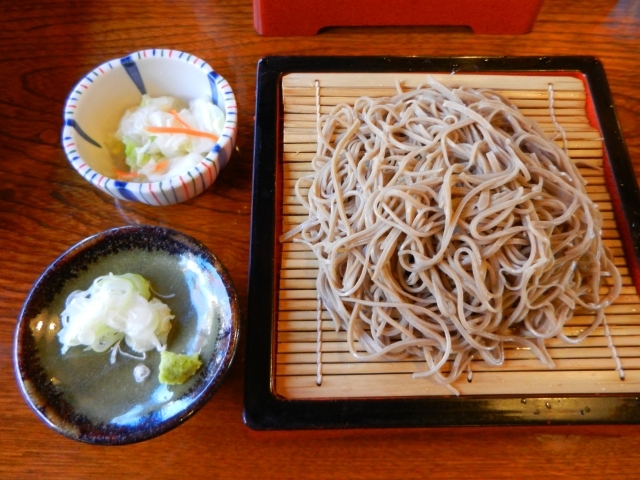 もりそばです。_そば処おっこと亭