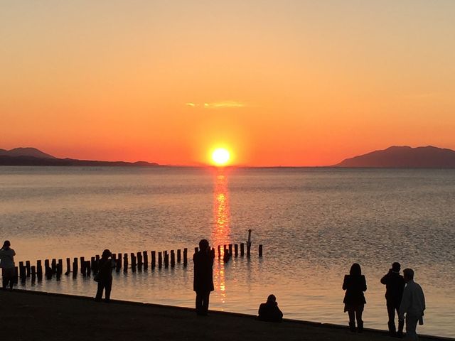 宍道湖夕日スポット