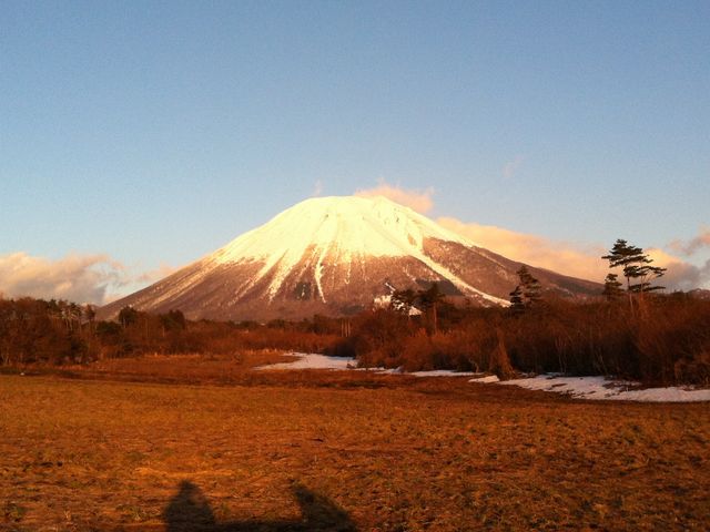 夕焼けに染まる大山_大山