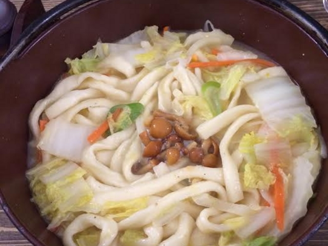 ボリュームたっぷり、お野菜たっぷりでおししかったです。_ほうとう不動