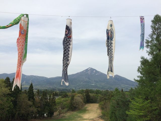 牧場からの眺め_磐梯高原南ヶ丘牧場
