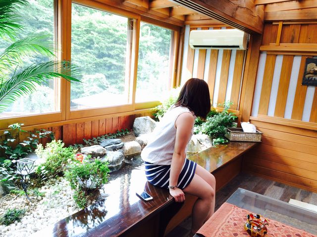 足湯付き客室_四季館 彩冬