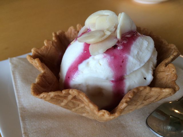 デザートのアイス!スイーツチケットで頂きました!_阿蘇deスイーツめぐり
