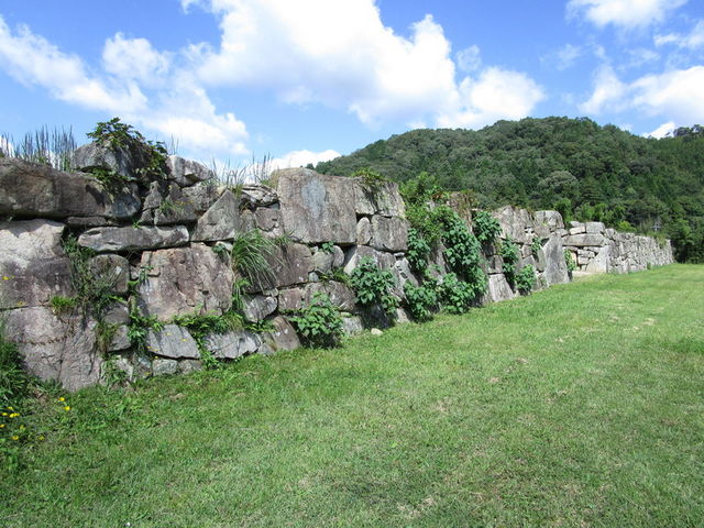 石垣_吉川元春館跡