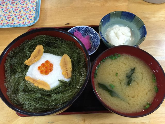 海ぶどう丼_元祖 海ぶどう 本店